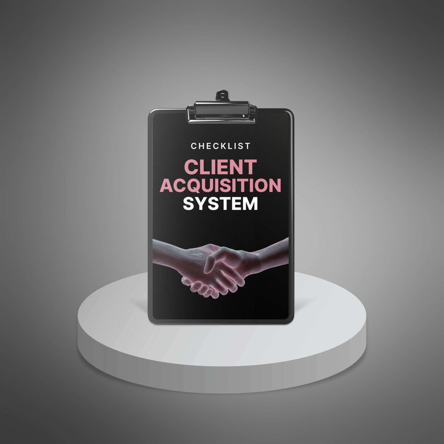 Client Acquisition System - SuitYou career growth checklist