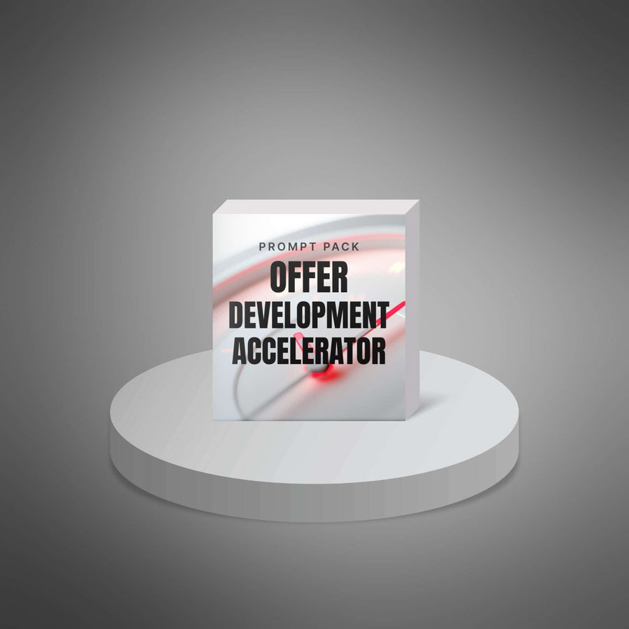 Offer Development Accelerator - SuitYou AI tools and technology prompt pack