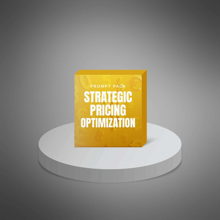 Strategic Pricing Optimization