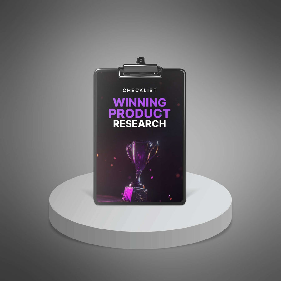 Winning Product Research - Checklist
