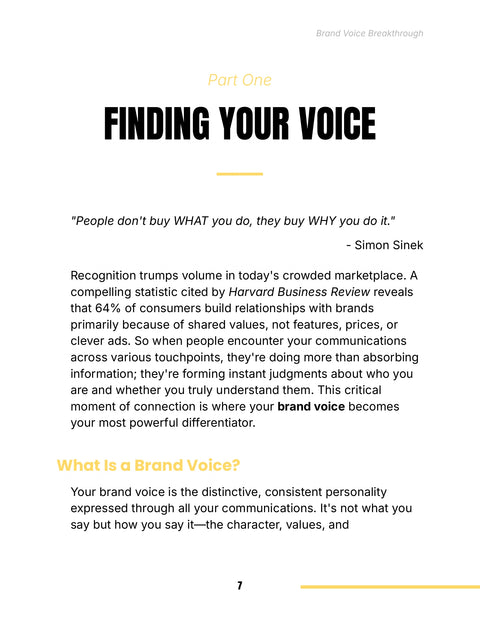 What Is a Brand Voice? - understand sample from Brand Voice Breakthrough