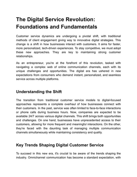 Understand Digital Customer Service - understand sample from Digital Customer Service Excellence - Ebook