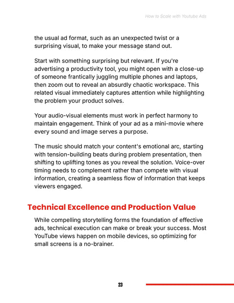 Build a Relevant Visual Hook and Coordinate Its Audio - practice sample from How to Scale with YouTube Ads