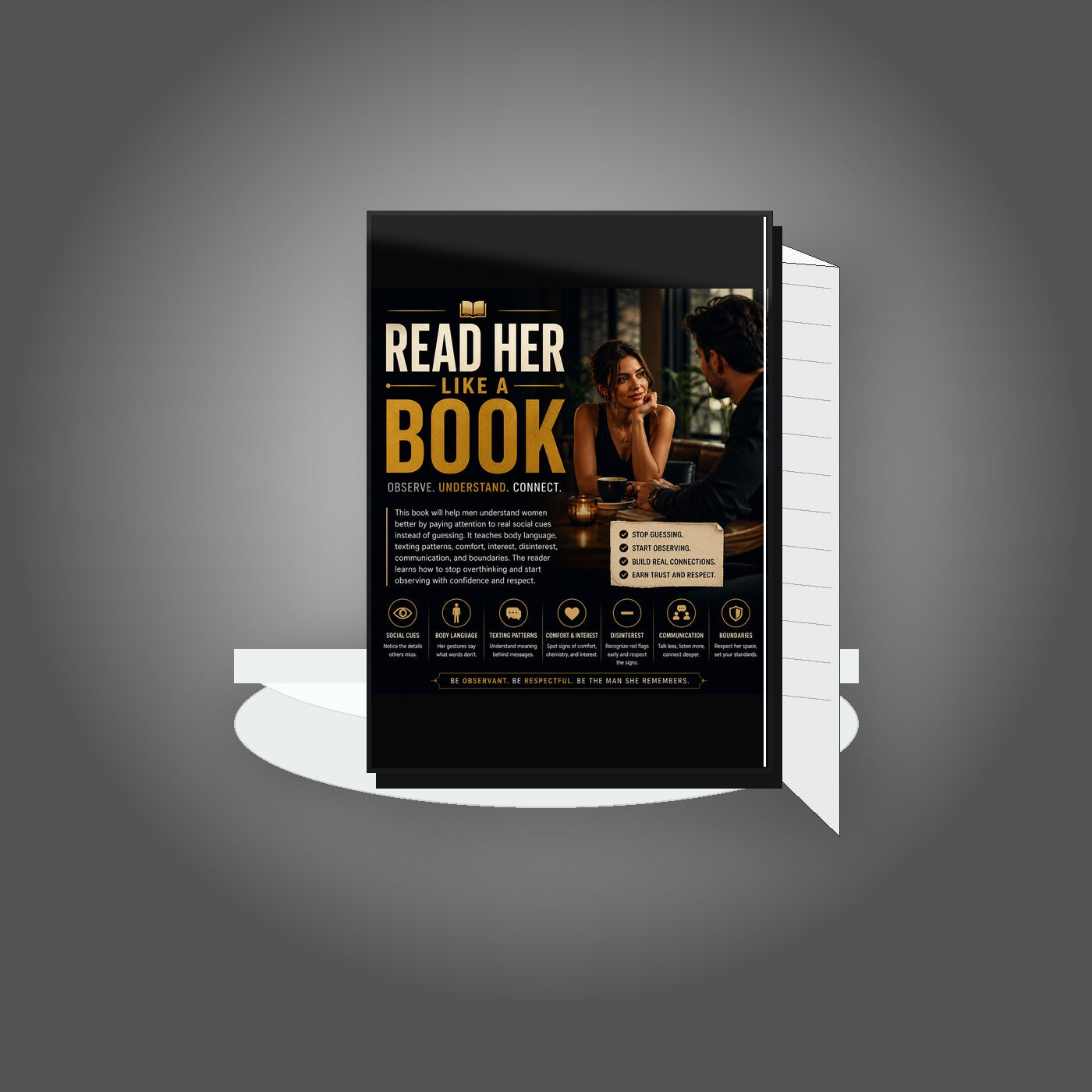 SuitYou Men book mockup - Read Her Like A Book