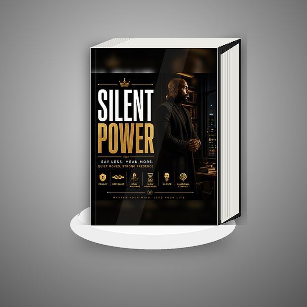 Silent Power book mockup cover