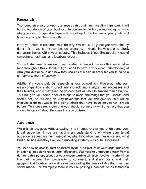 Research Audience Habits - practice sample from Social Media Finetuning