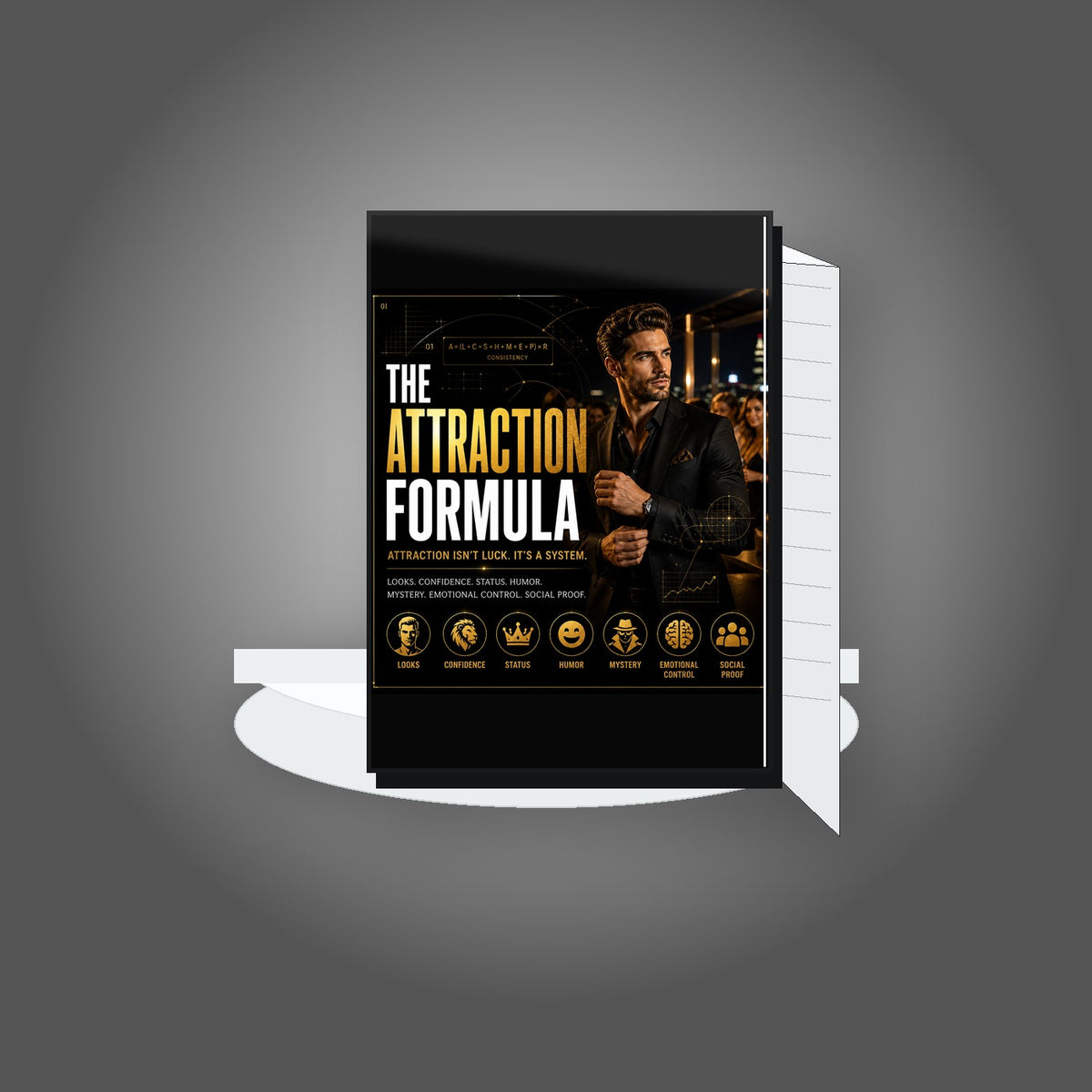 SuitYou Men book mockup - The Attraction Formula