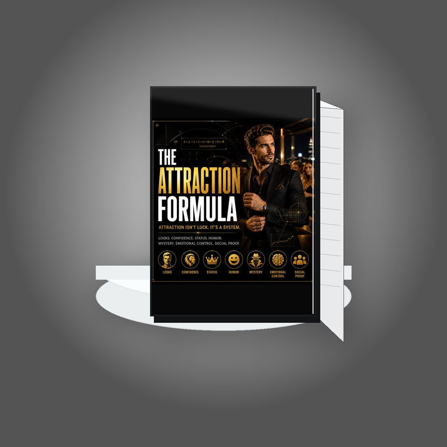 SuitYou Men book mockup - The Attraction Formula