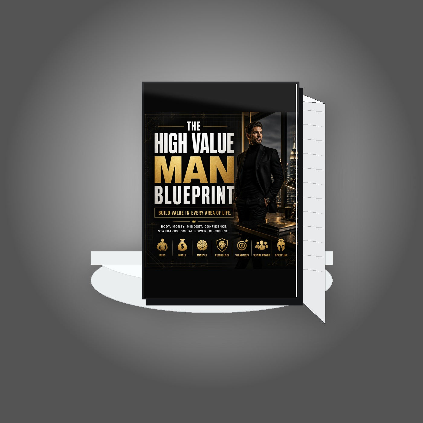 SuitYou Men book mockup - The High Value Man Blueprint