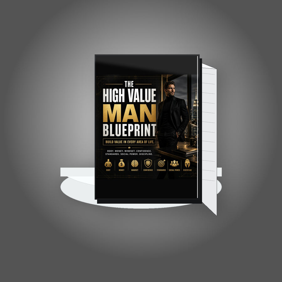 SuitYou Men book mockup - The High Value Man Blueprint