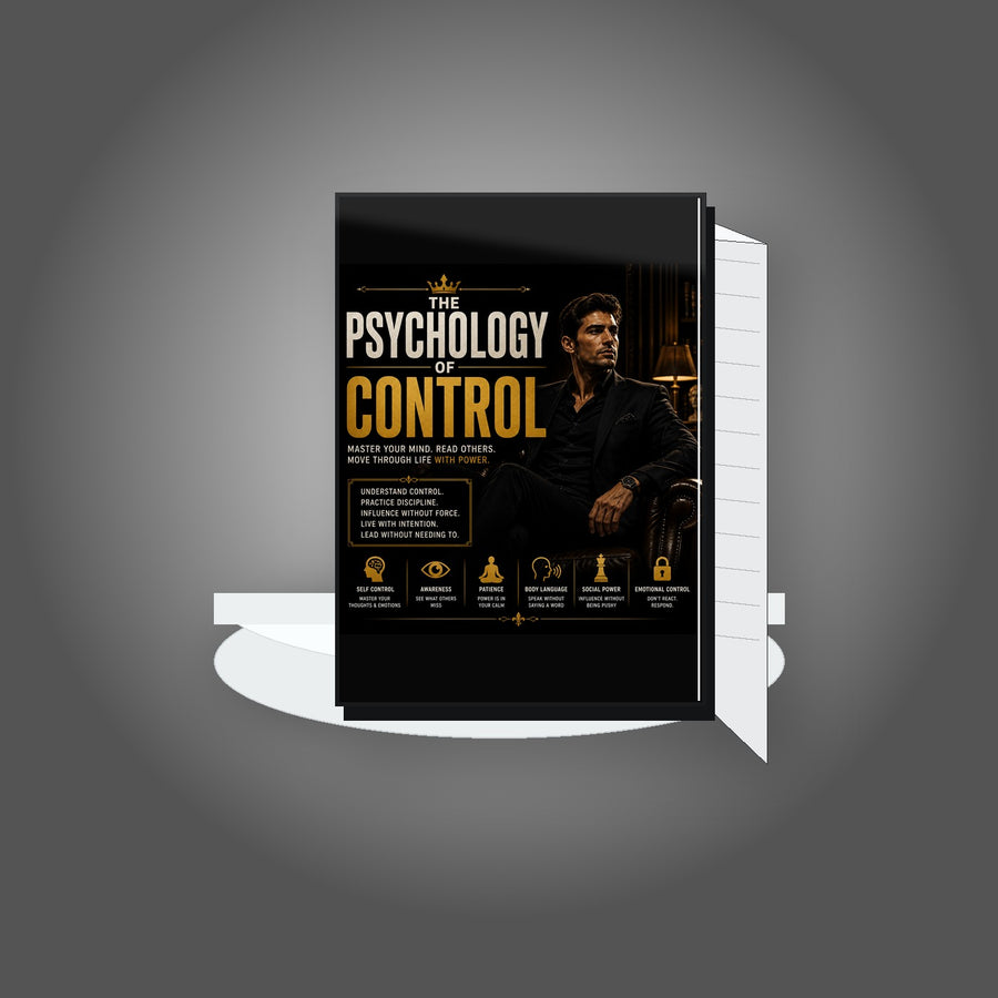 SuitYou Men book mockup - The Psychology of Control