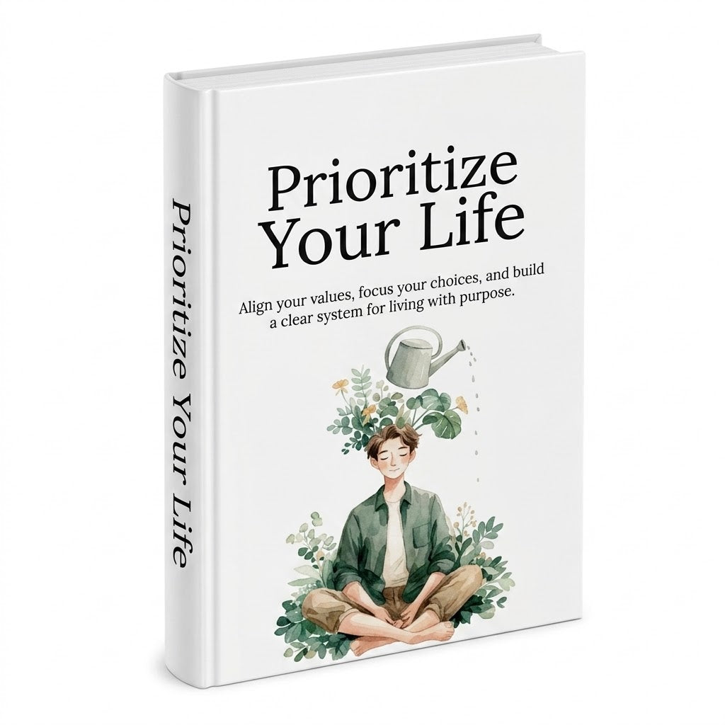 Prioritize Your Life ebook & guide cover