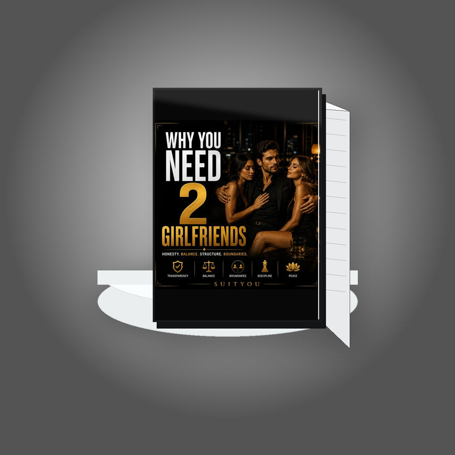 SuitYou Men book mockup - Why You Need 2 Girlfriends